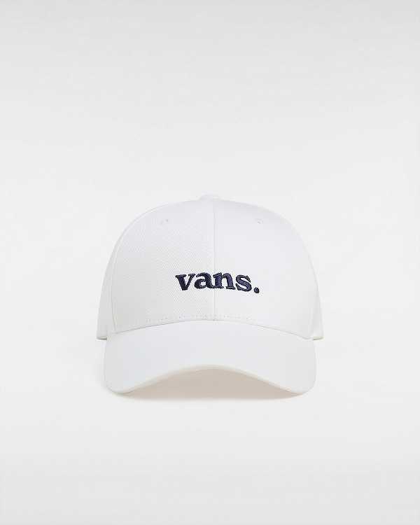 White Unisex Vans 66 Structured Jockey Hats Canada | VN8796430