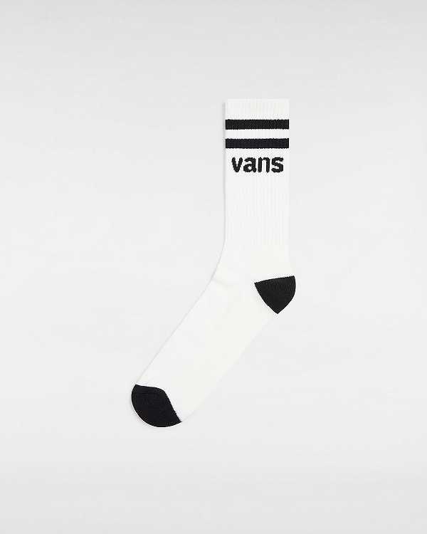 White Unisex Vans Bubs 66 Crew (1 Pair) Socks Canada | VN7531469