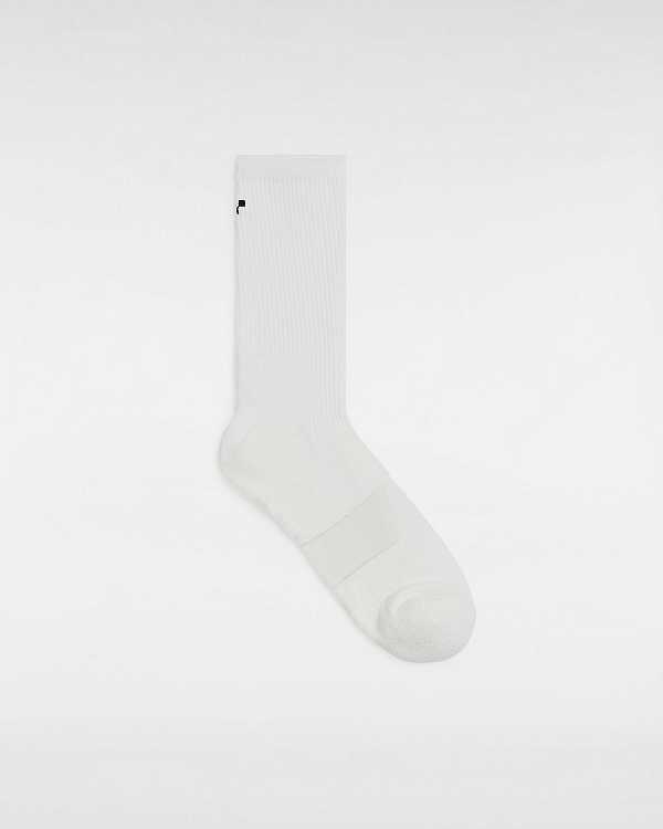 White Unisex Vans Skate Standard Crew (1 Pair) Socks Canada | VN8592367