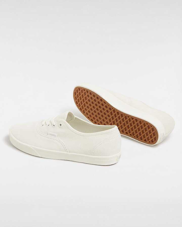 White Women Vans Authentic Lowpro Sneakers Canada | VN9238564