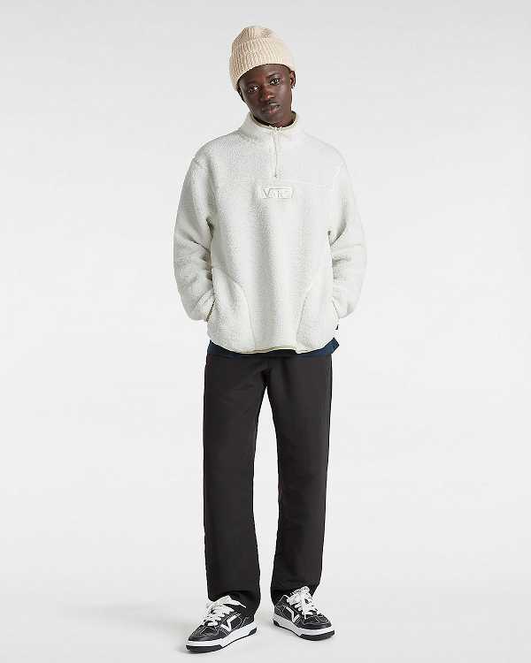 White Women Vans Boxed Sherpa Fleece Canada | VN8643075