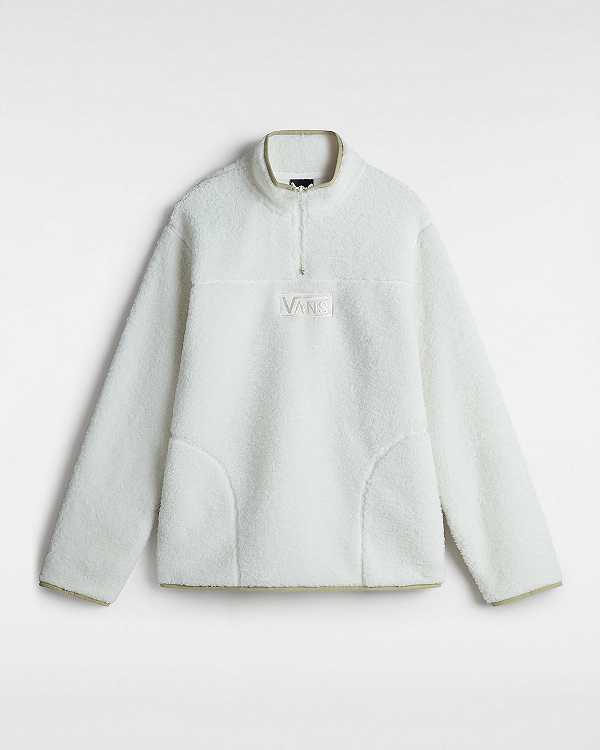 White Women Vans Boxed Sherpa Fleece Canada | VN8643075