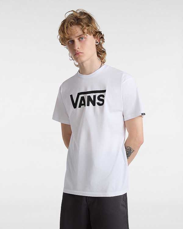 White Women Vans Classic T Shirts Canada | VN1084927