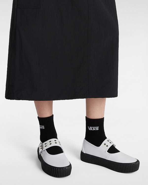 White Women Vans Creeper Mary Janes Canada | VN7491265