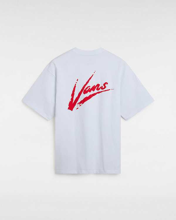 White Women Vans Dettori Loose Fit T Shirts Canada | VN7543628