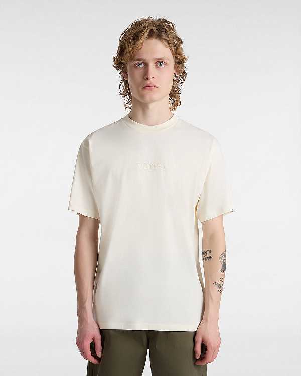 White Women Vans Essential Loose T Shirts Canada | VN5986742
