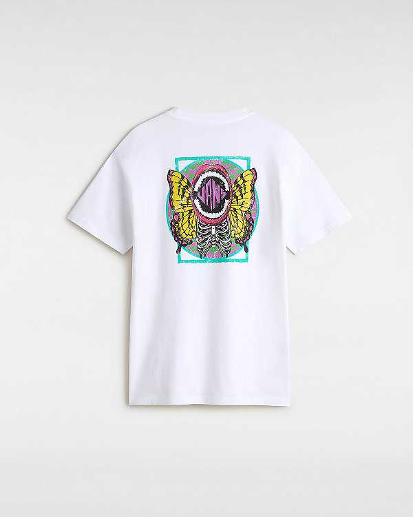 White Women Vans Ethereal T Shirts Canada | VN2643910