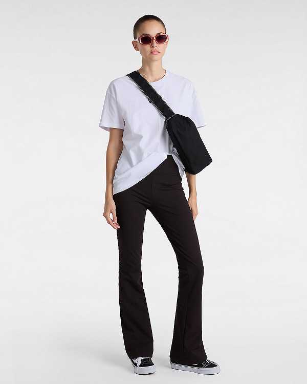 White Women Vans Flying V Oversized T Shirts Canada | VN3076519