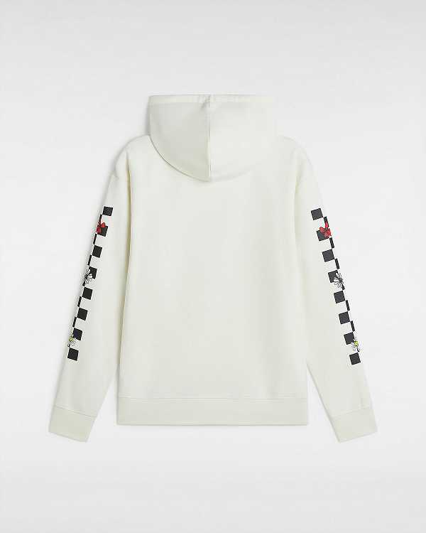White Women Vans Foliage Boyfriend Fit Hoodie Canada | VN6195837