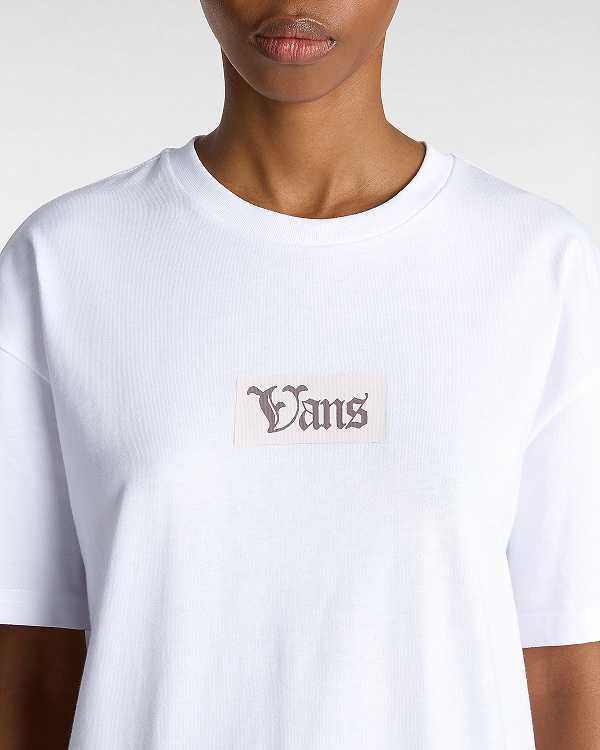 White Women Vans Garden T Shirts Canada | VN6289015