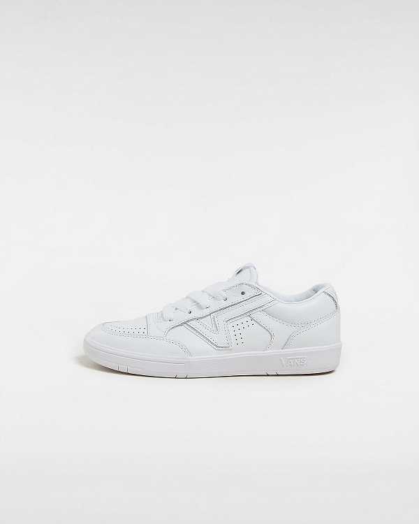 White Women Vans Leather Lowland Comfycush Sneakers Canada | VN6092385