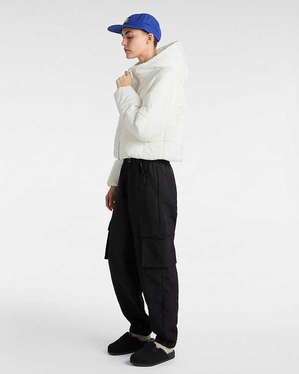 White Women Vans MTE Foundry Crop Jacket Canada | VN9265814