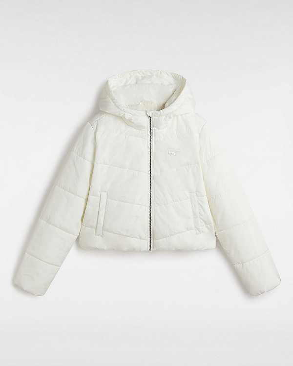 White Women Vans MTE Foundry Crop Jacket Canada | VN9265814