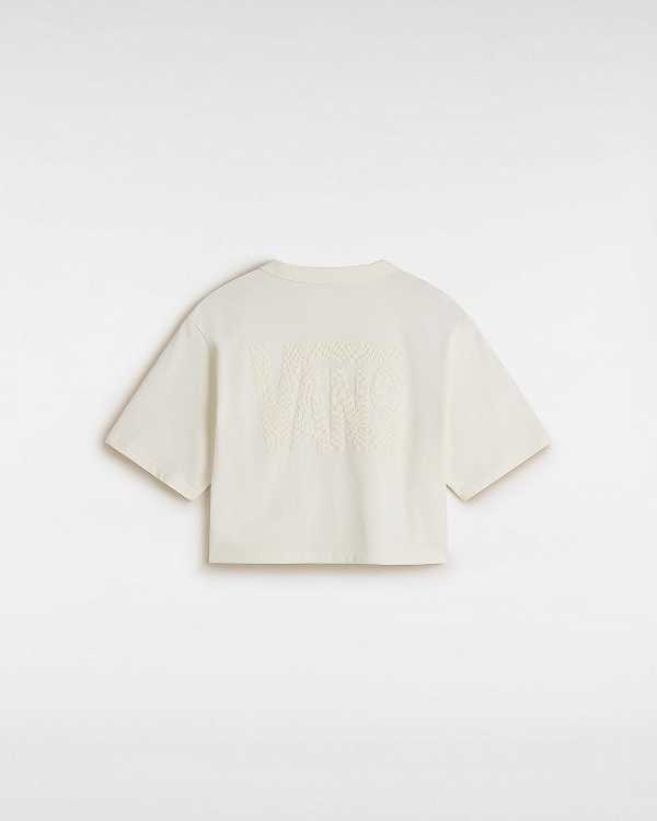 White Women Vans MTE Trail Boxy T Shirts Canada | VN7509816