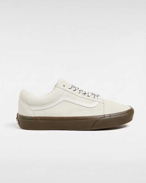 White Women Vans Old Skool Hairy Suede Sneakers Canada | VN7849652