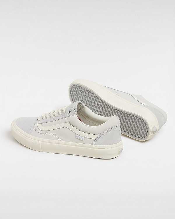White Women Vans Old Skool Skate Shoes Canada | VN2547109