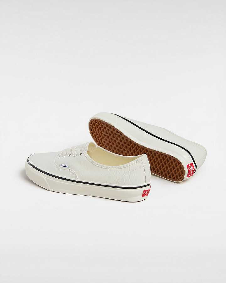 White Women Vans Premium Authentic 44 Duck Canvas Shoes Canada | VN7983124