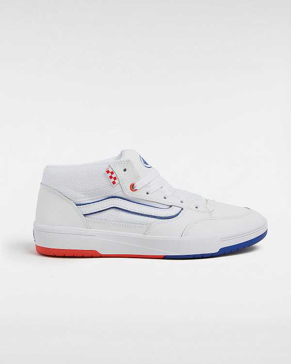 White Women Vans Skate Zahba Mid Athletic Shoes Canada | VN4728591