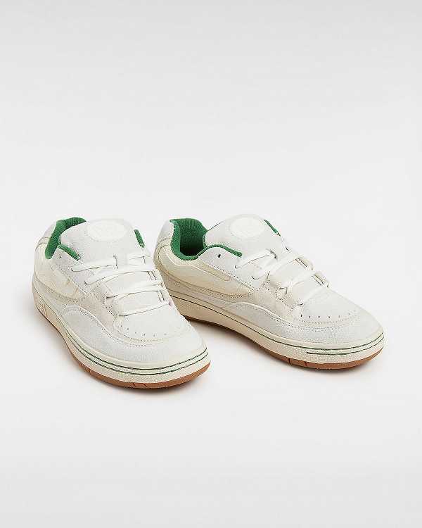 White Women Vans Speed Skate Shoes Canada | VN1438790