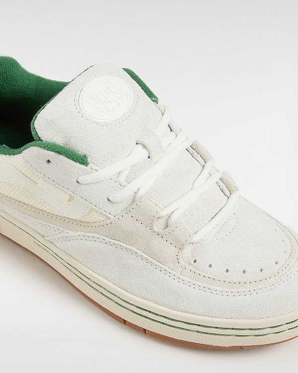 White Women Vans Speed Skate Shoes Canada | VN1438790