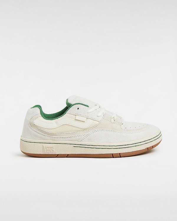 White Women Vans Speed Skate Shoes Canada | VN1438790