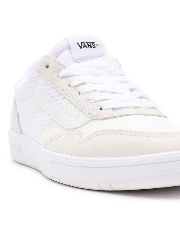 White Women Vans Staple Cruze Too ComfyCush Sneakers Canada | VN0598237