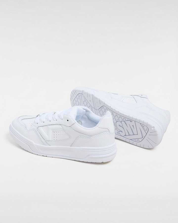 White Women Vans Upland Sneakers Canada | VN0423961