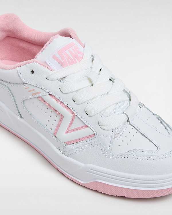 White / Pink Men Vans Upland Sneakers Canada | VN5639410