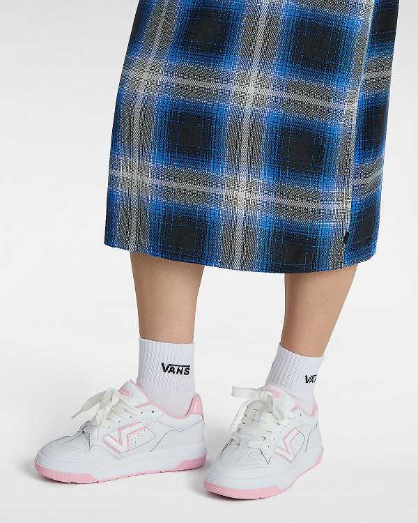 White / Pink Men Vans Upland Sneakers Canada | VN5639410