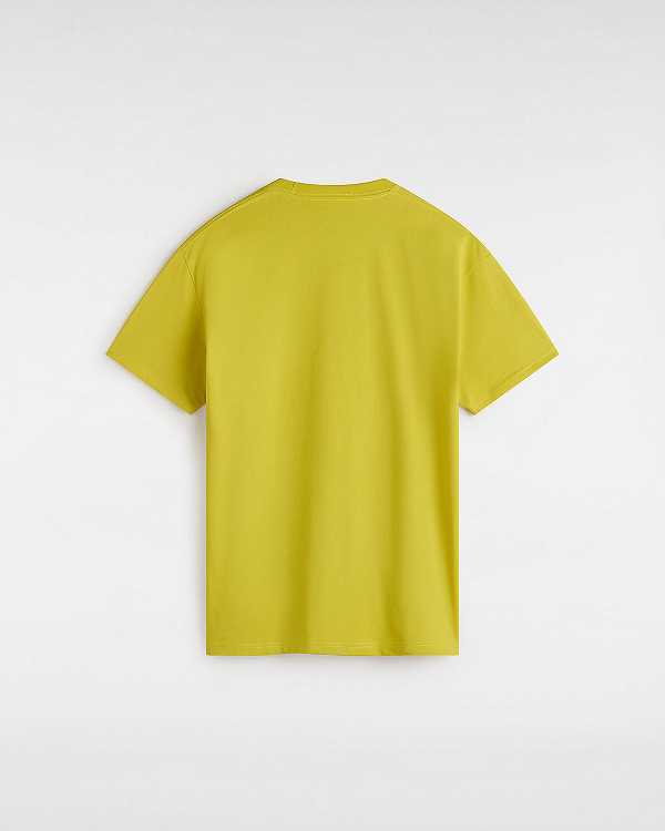 Yellow Men Vans Prankster T Shirts Canada | VN6890412