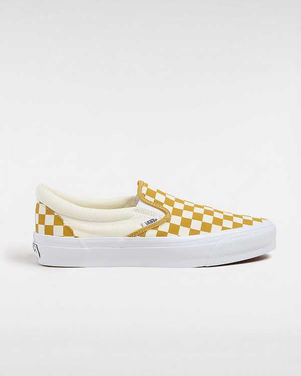Yellow Men Vans Premium 98 Slip On Shoes Canada | VN9476203