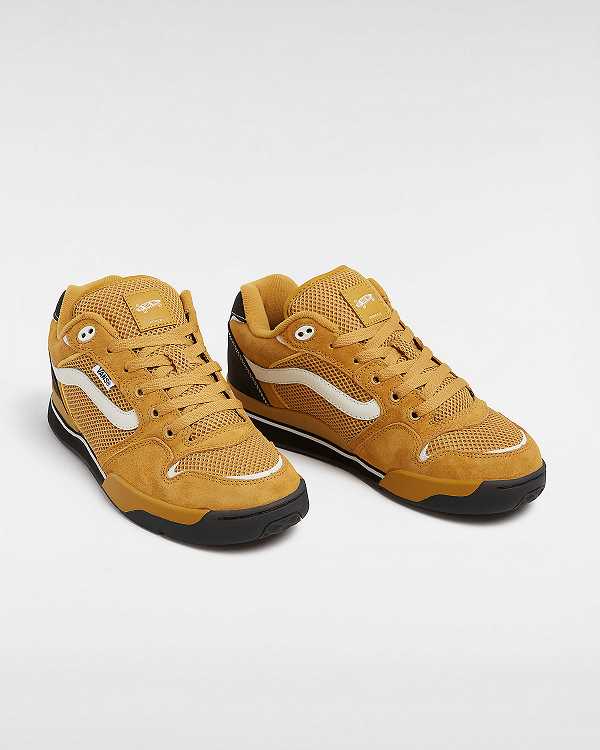 Yellow Men Vans Premium Rowley XLT Skate Shoes Canada | VN5038691