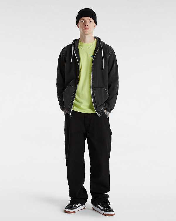 Yellow Men Vans True Waves T Shirts Canada | VN5496087