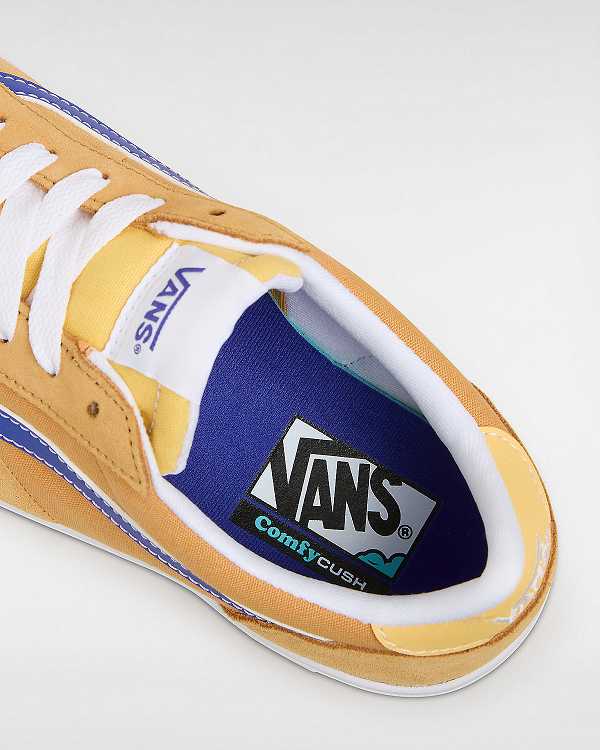 Yellow Women Vans Cruze Too ComfyCush Sneakers Canada | VN7360149