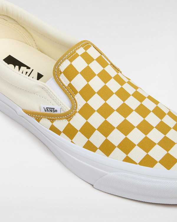 Yellow Women Vans Premium 98 Slip On Shoes Canada | VN7805231
